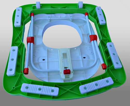 Clamaro Gehfrei Lauflernwagen (2. Wahl B-Ware) mit Anti-Rutsch Funktion, Lauflernhilfe mit Musikfunktion, Schaukelfunktion und Spielcenter – wählbar in 2 Modellen in 3 Farben - 5