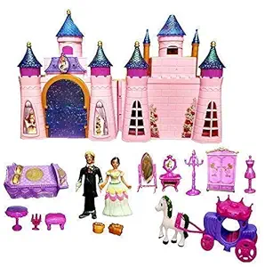 VIHAAN ENTERPRISE Doll House for LOL Doll Princess Dollhouses Villa Castle with Furniture Simulation Dream Girl Toy House for Kids