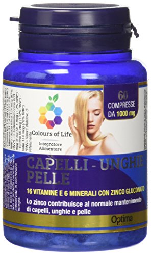 Optima Capelli, Pelle e Unghie 60 Compresse, Taglia Unica