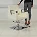 White Leather Style Hairdressing Hairdresser Barber Saloon Swivel Chair