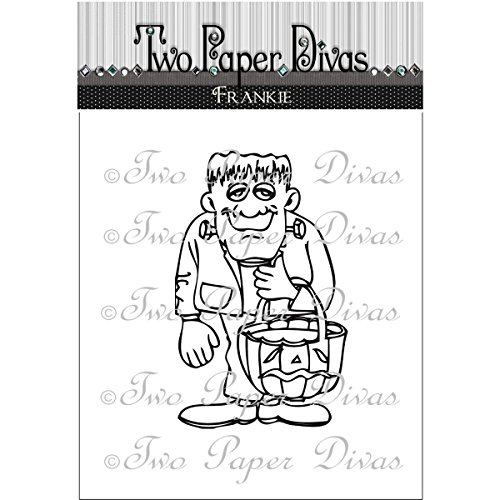 Two Paper Divas Clear Stamps 6"X4.5"-Frankie