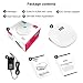 LED Nail Lamp, SUN4 48W Professional Nail Lampe UV Nail Dryer for Gel Polish Builder with Sensor 4 Timer LCD Display and Double-Speed
