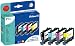 Produktbild Pelikan P12 Druckerpatronen PromoPack (ersetzen Brother LC1000VAL) schwarz, cyan, magenta, gelb