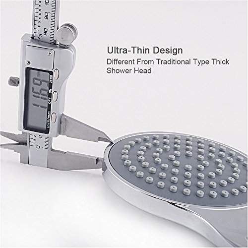BoRui Ultra Thin Handbrause,Single Strahlarten,Duschkopf,chrom - 3