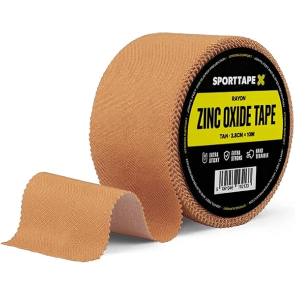 Pack Of 6 Zinc Oxide Strapping (1.25Cm X 13.7M) - Long Sports Tape | UK