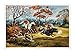 Produktbild "In Full Cry" von Norman Thelwell. Collector 's Print. Kopiert von Original Gemälde, gedruckt auf säurefrei 300 gsm Conqueror Board. Papier Größe 450 mm x 320 mm (SRA3). Druck Größe 381 mm x 254 mm. Ein tolles Geschenk für Pferd Riders.