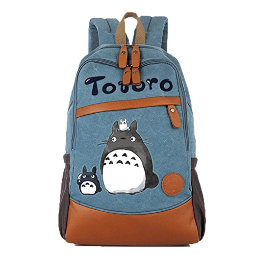 Double Villages Anime My Neighbor Totoro Cosplay Bookbag Université Sac à dos école Sac à dos Daypack Sac à dos
