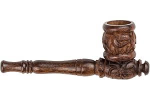 WEEDNESS Pipa in legno 9 cm Marrone - Tubo di tabacco Tubo di tubo di legno Pipe da Tabacco Pipa Savinelli Pipa