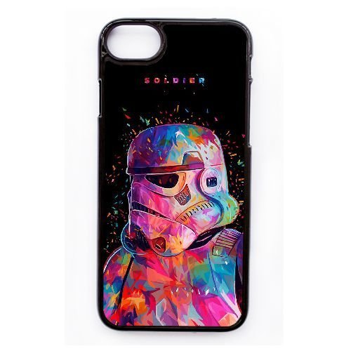 Generic iPhone 7 (4.7 inch) Case,HKY8072456 Storm Trooper Star Wars DIY Cell Phone Case for iPhone 7 (4.7 inch) Black [ with Free Mini Stylus Touch Pens For iPhone 7 (4.7 inch) ]
