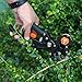 Produktbild FairytaleMM Garten Obstbaum Pro Astschere Scissor Pfropfen Schneidwerkzeug Snip Secateur Maschine + 2 Blatt Gartengeräte Set, schwarz