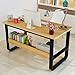 Produktbild LJHA Computertischdesktophaus, Heimarbeitsplatz Tabelle (Farbe : Holzfarbe, größe : 120 * 50 * 72cm)
