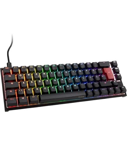 Clavier Mécanique Ducky One Skyline - Cherry MX Marron - Touches Artisanales Bulbassar - Occasion