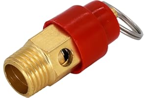F SEASON 1/4 BSP Válvula de seguridad Compresor de aire Detector de presión 145PSI 8,8 BAR