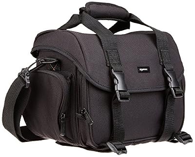 AmazonBasics Sacoche Gadget pour appareil photo reflex numérique et accessoires modèle L intérieur gris