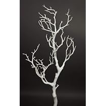 Dekoast/Dekozweig 70cm weiß YF künstlicher AST Zweig Kunstast Kunststoff