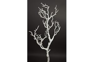 SEIDENBLUMEN ROß Dekoast/Dekozweig 70cm weiß YF künstlicher AST Zweig Kunstast Kunststoff