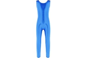 CHICTRY Tuta da Ginnastica Artistica Bambina Body da Danza Senza Maniche Vestito da Balletto Ragazza Abito da Ballo Bodysuit Zentai Leggings Sportiva Dancewear Allenamento