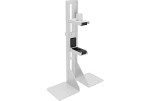 Mars Gaming MCA-GCBPRO, Supporto per Scheda Grafica, Supporto Verticale e Orizzontale GPU, Base Magnetica Antiscivolo, Struttura in Acciaio Resistente, Morsetto Regolabile Universale, Bianco