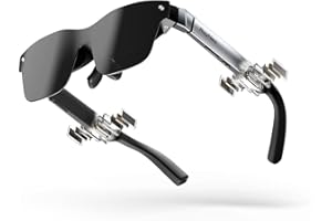 RAYNEO Air 2s XR Glasses - Latest AR Glasses with 4 Speakers, 201" Micro OLED with 120 Hz, 5000 nits Brightness, Smart Glasses for iPhone 16/15/Android/MacBook/Switch/PS5/Steam Deck/Gaming Console.
