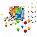 Fajiabao Birthday Gifts for Kids 36 Pcs Children's Boys Girls Mushrooms Nails Multivariant Creative Assembles Toy Educational Toys Ball Blocks Puzzle Changeable Toy