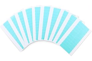 JEMESI Bande d'Extension de Cheveux Ruban Adhésif Double Face Adhésive pour le Remplacement de Trame de Cheveux(120pcs)