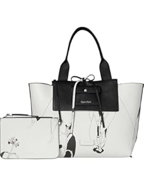 Calvin Klein Large Reversible Damen Handtasche Schwarz