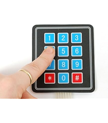 Tegg 1 teclado 4x4 MCU matriz de javali comutador tátil 16 botões para