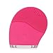 HailiCare Electric Facial Cleansing Brush Natural Silicone Rechargeable Face Massager, Rose
