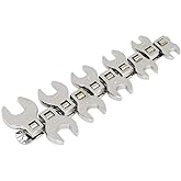 Siegen S0866 Crowfoot / Open-End Spanner Set 10 Piece 3/8 Square Drive Metric