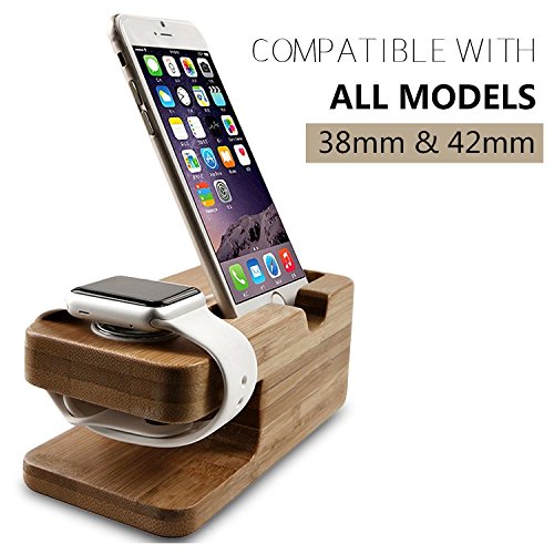 Senhai madera 2 en 1 Carga de soporte del muelle de la estaci n de la horquilla Holder Accesorio para Apple Seguir iWatch 38mm y 42mm y el iPhone 5 5s 6 iPhone 6 Plus bamb reviews Senhai madera 2 en 1 Carga de soporte del muelle de la estaci n de la horquilla Holder Accesorio para Apple Seguir iWatch 38mm y 42mm y el iPhone 5 5s 6 iPhone 6 Plus bamb