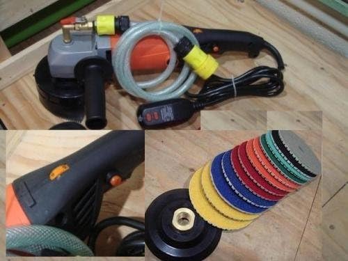 Variable Speed Wet Polisher+4 Polishing 26 Pad by prbuild