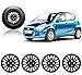 Auto Pearl-Premium Quality Car Full Black Wheel Cover Caps Black 14 inches Press Type Fitting For - Maruti Suzuki Ritz RS.1649.00