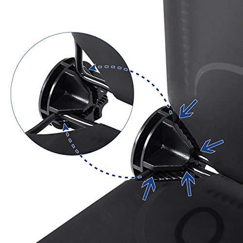 Songmics Regalsystem Aufbewahrung Badregale Kleiderschrank Schuhregal Sideboard Kommode Kapazität 450L Schwarz 112 x 112 x 37 cm LPC116 - 8