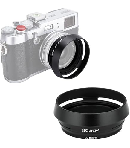 Pare-soleil Rond LH-XF12 Pour Objectif Fujifilm XF90mm - Plastique Noir