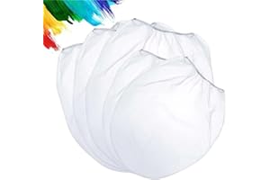 Yerleomit 10 Pack Farbsiebbeutel 5 Gallonen Farbsiebbeutel mit Elastische Öffnung Siebbeutel Paint Strainer Bags Mesh Bag für die Filtration von Flüssigkeiten wie Farbe 15.75 x 19.70inch