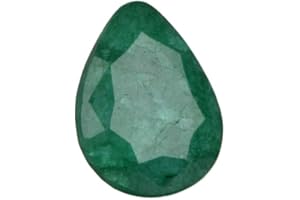 GEMHUB Émeraude verte naturelle, superbe émeraude verte de 7,55 ct, émeraude certifiée Egl, pierre lâche émeraude verte taillée en poire