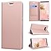 Produktbild CE-Link Samsung Galaxy Note 8 Hülle Lederhülle Ledertasche Schutzhülle Premium PU Leder Flip Wallet Case Innere Weiche Silikon Handy Tasche Schale Etui mit Kartenfach Standfunktion Protective Cover Schutz für Galaxy Note 8 Handyhülle - Rose Gold