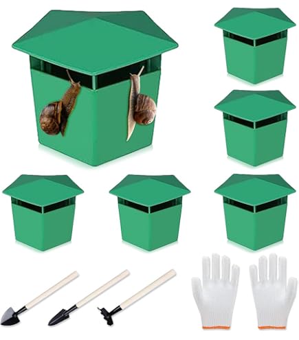 GARDIGO® Lot De 6 Piquets Répulsifs Anti-Escargots & Limaces - Répulsif Naturel Marc De Café - Protection Écologique Pour Jardin