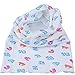 Skyrocket Baby Neckerchiefs Alphabet Pattern Warmer Cotton Scarf, White