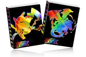 ANNUZOQ 2 Stück Sammelalbum für Karten,Sammelkarten Album,Hefte für Karten,Sammelkarte Sammelalbum,60 Seiten - für 480 Karten