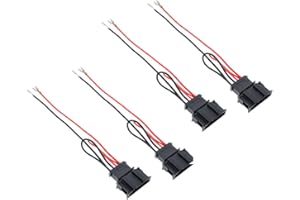 Audioproject A203-2 pièces Auto Lautsprecheradapter Set Compatible avec VW Golf 4 5 6 7 Polo Skoda Fabia Octavia Roomster Seat Ibiza Toledo Leon sur Prise DIN