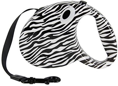 SRY Pet Supplies Lovely Pattern Pet Retractable Leash Dog Automatic Leashes Extendable Rope Lead For Puppy ( Color : Zebra )