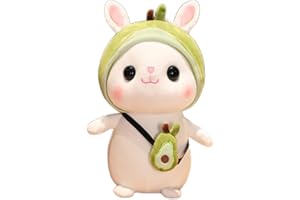 Aliangting Easter Bunny Plush stuffed pillows Easter Rabbits with avocado Countryside Doll Decoration Easter Plushies Soft Bunny Stuffers Toys for Baby Girls Boys Easter Basket Fillers