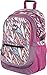 Produktbild Baagl Kinderrucksack für Mädchen, Schulrucksack für Kinder mit ergonomisch geformter Rücken, Brustgurt und reflektierende Elementen (Federn)