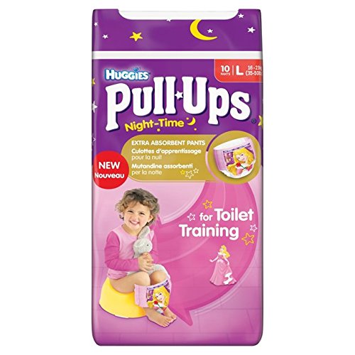Huggies Large Pull-Ups Night-Time Girl 10 per pack