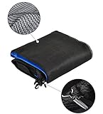 Trampolinzubehör Set für Trampolin 244cm – 6Stangen 305cm – 6Stangen 305cm – 8Stangen 366cm – 8Stangen beinhaltet: 180cm Höhe Ersatznetz Sicherheitsnetz Trampolinnetz + PVC – UV beständige Federabdeckung Randabdeckung (Blau/Grün/Pink) - 3