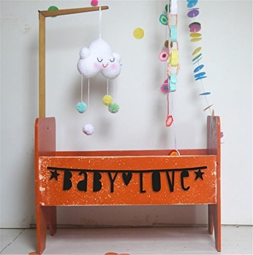 DIY Buchstaben Zahl Symbole Flaggen-Fahnen fuer Hochzeit Dekoration,SCHWARZ 141er/Set - 4