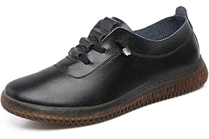 BWGHBH Mocasines Mujer Piel Zapatos Loafers Casual Mujer Zapatos Náuticos Mujer Planos Suaves Cómodos
