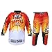 Produktbild Wulfsport Firestorm Kinder Anzug Motorrad Motocross ATV Quad MX Racing Sport Junior Bekleidung Bike Anzug für Kinder (3-13 Jahre, 20-30, Mehrere Farben) - Rot - 8-10 Jahre, 24-Taille