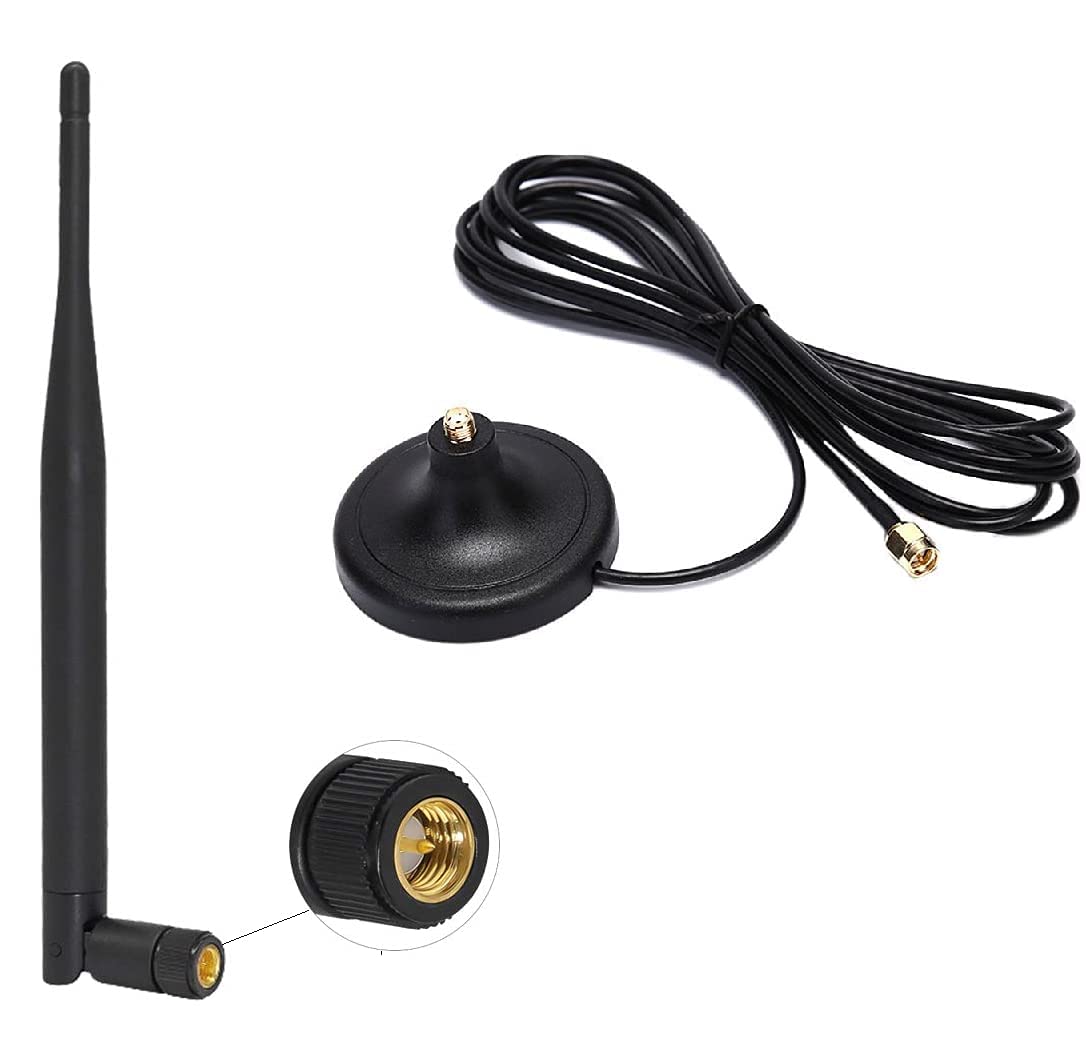 5dBi Rubber Duck Antenna with Magnetic Mount Base